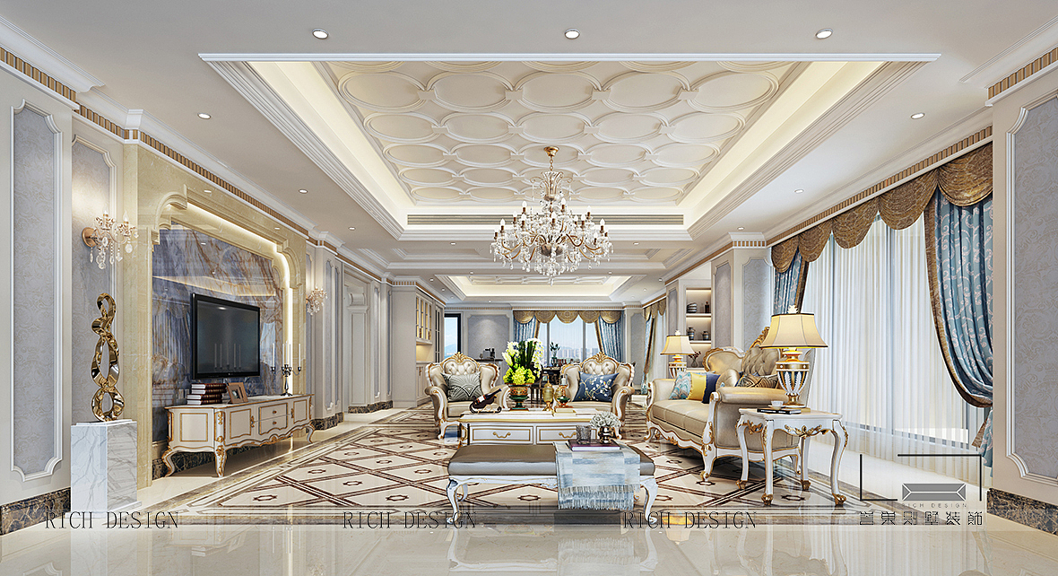 壹方中心欧式装修装饰,深圳装修公司