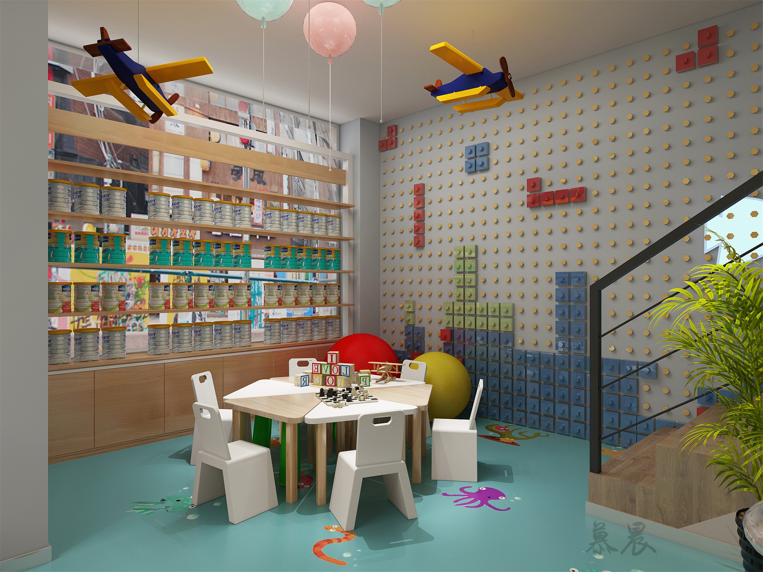 母婴店|空间|室内设计|迪弗伦特设计 - 原创作品 - 站酷 (ZCOOL)