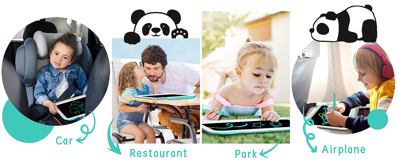 儿童熊猫手写板