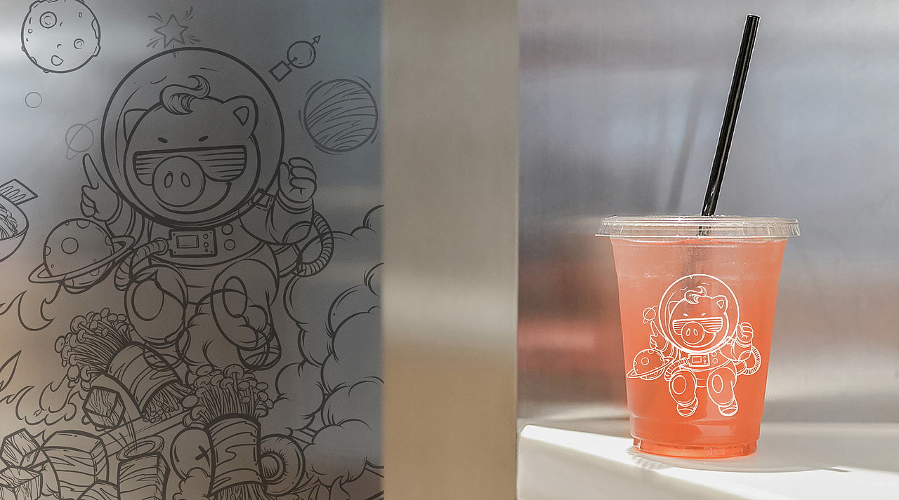 韩时烤肉 IP形象/插画  绿松鼠IP文创