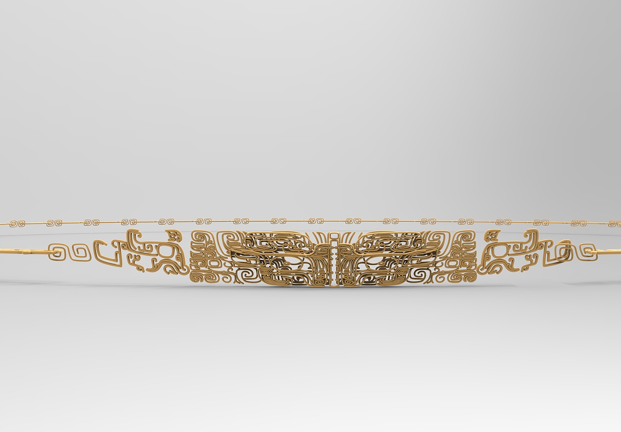 王权——青铜器兽面纹文创 首饰