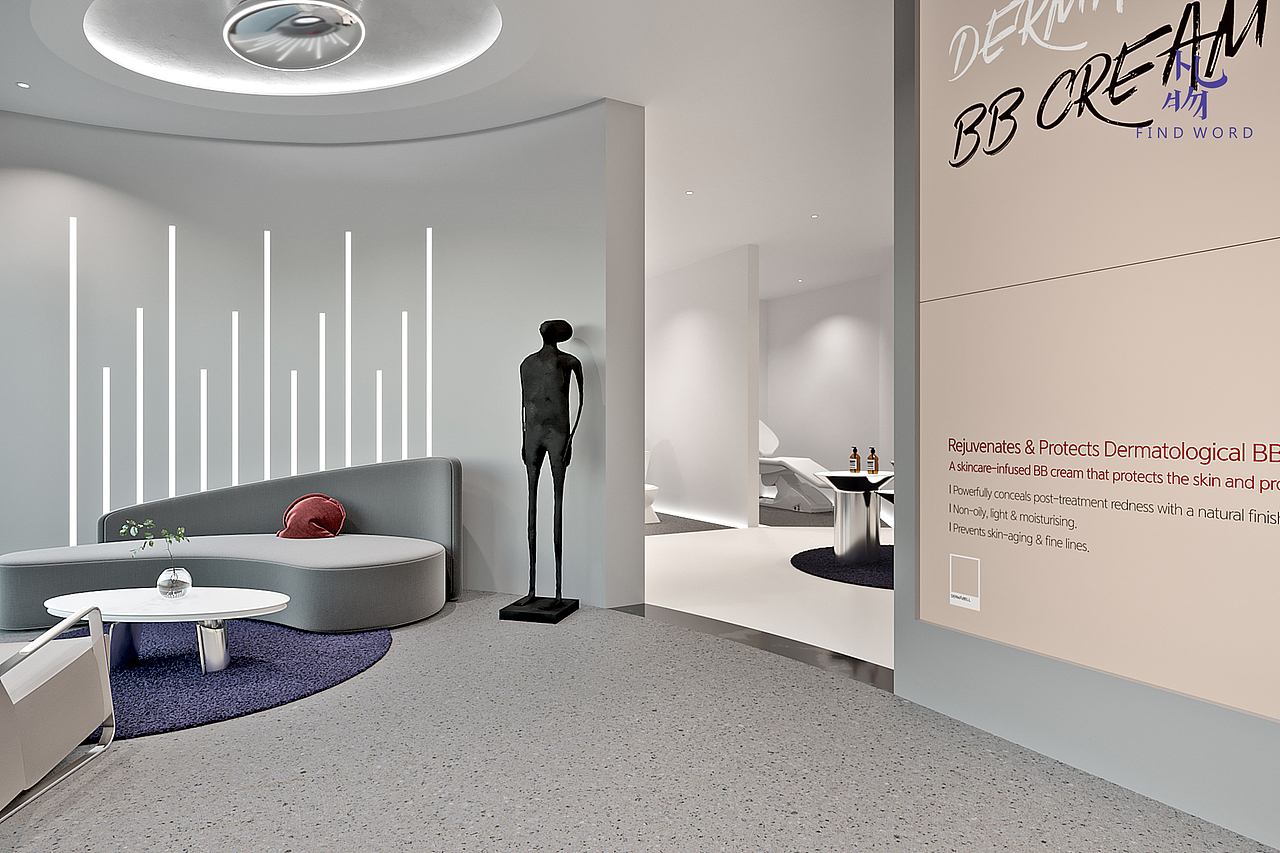 桂林DERMABELL皮肤管理中心（图ZMTg2MzI0Mzky） - 家装设计 - 站酷设计师杭州凡物空间设计原创素材 - 站酷ZCOOL