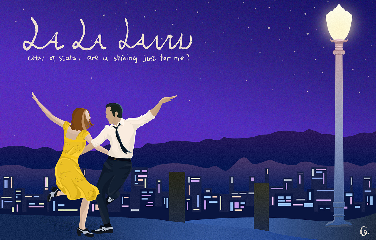 电影转插画-lalaland爱乐之城