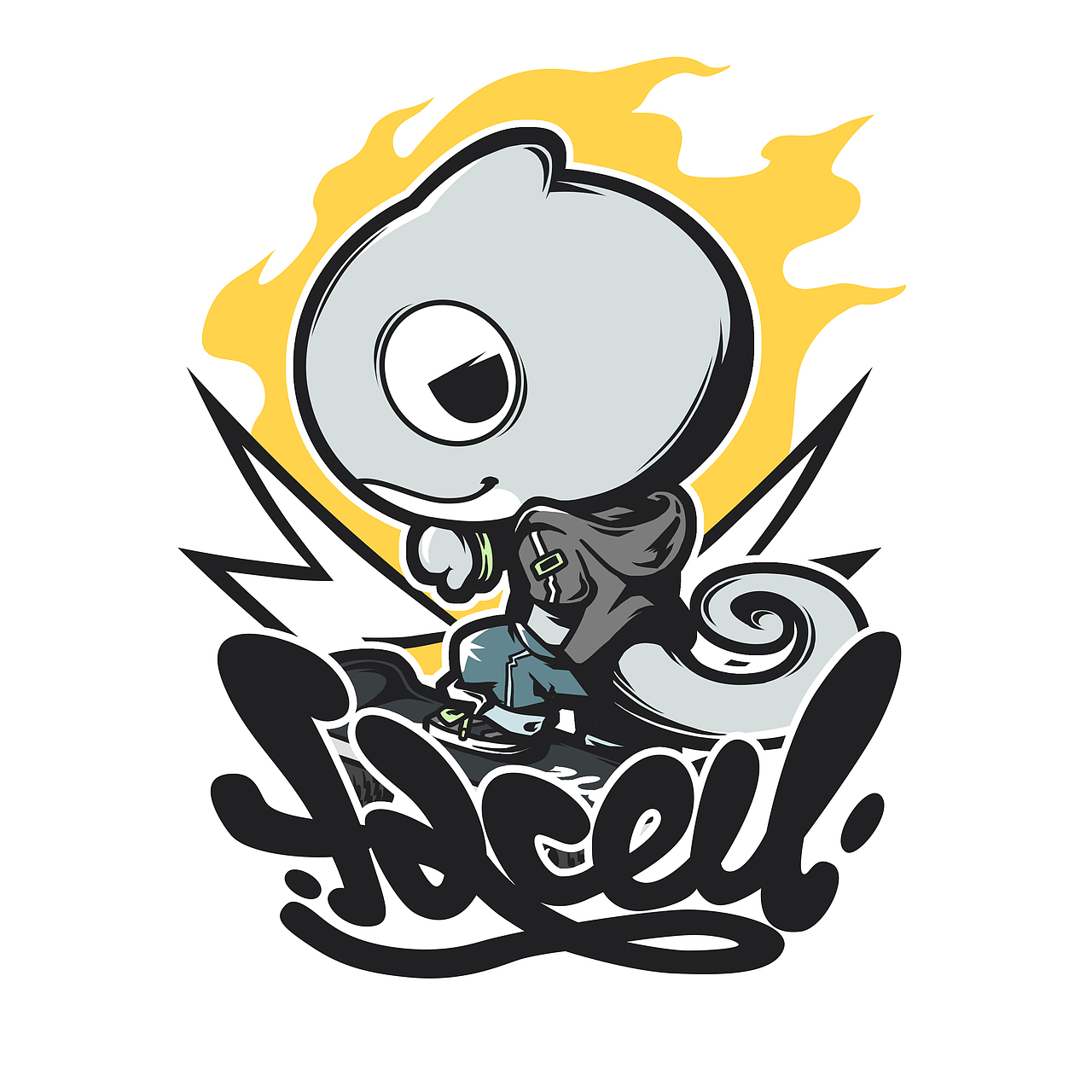 激萌的特效相机faceu形象龙哥来啦┐ε