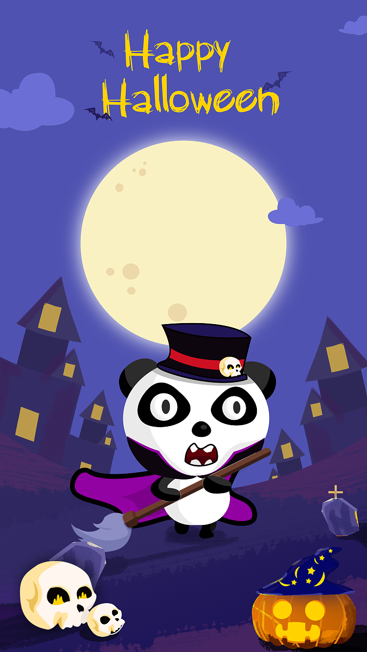 万圣节插画（图ZOTU2NTM0MDg=） - 艺术插画 - 站酷设计师寒木_原创素材 - 站酷ZCOOL