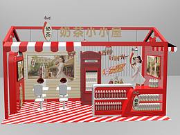 奶茶展台