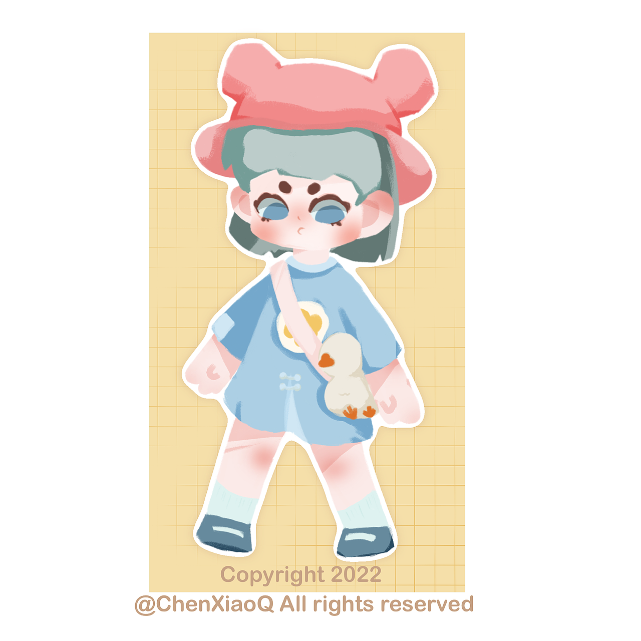 Q版角色｜春日合集（圖ZMjk0OTUyNzg0） - 兒童插畫 - 站酷設(shè)計(jì)師陳小柒_CXQ原創(chuàng)素材 - 站酷ZCOOL