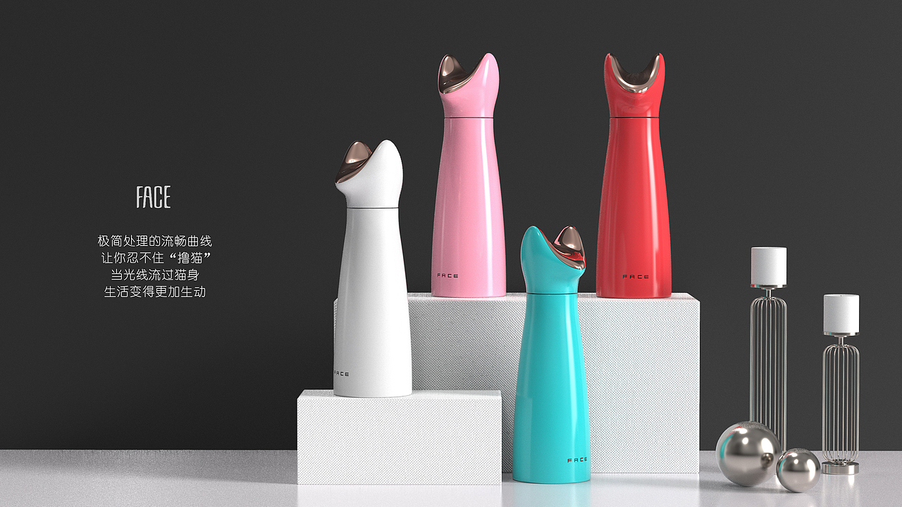FACE猫摆件保温杯设计（图ZMjE3MjQxNDcy） - 生活用品 - 站酷设计师为先11原创素材 - 站酷ZCOOL