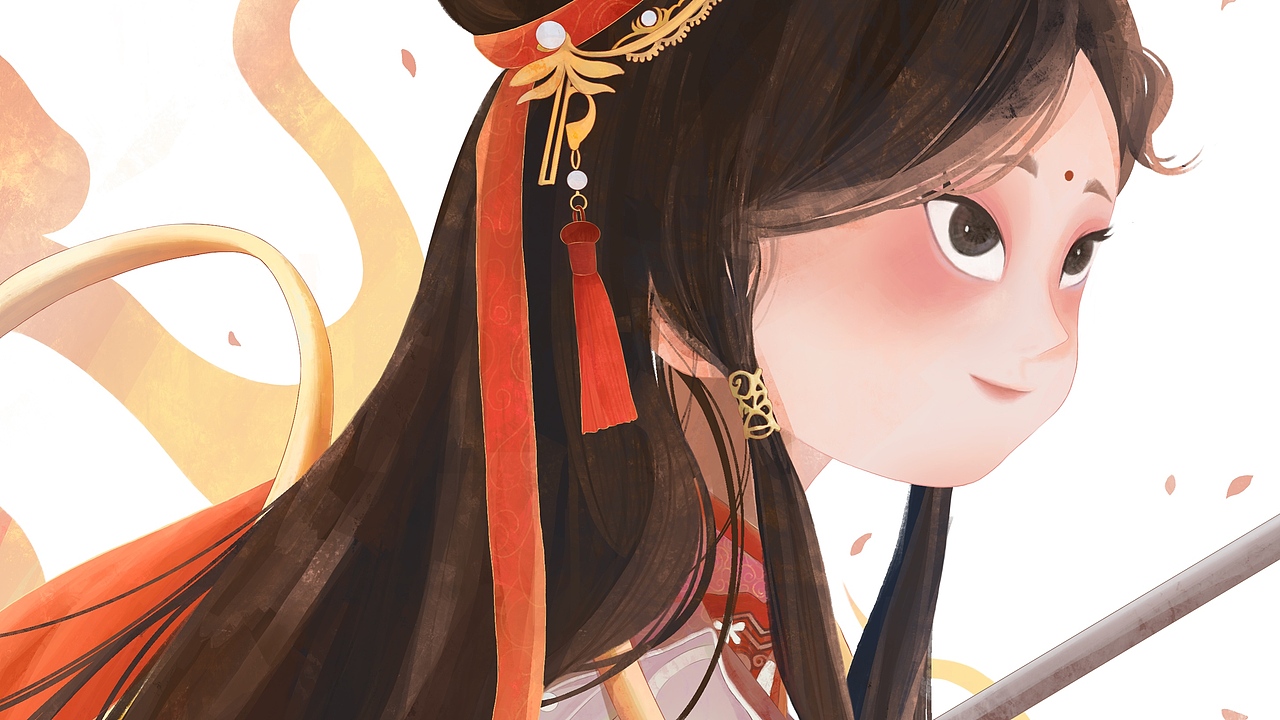 《莲花童子》一世无双小哪吒插画（图ZMzc2NjAzMzE2） - 艺术插画 - 站酷设计师小词仙原创素材 - 站酷ZCOOL