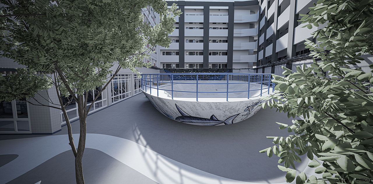 校园健身休闲空间（图ZMjg2MzQ5MjIw） - 商业空间设计 - 站酷设计师空间幻想师原创素材 - 站酷ZCOOL