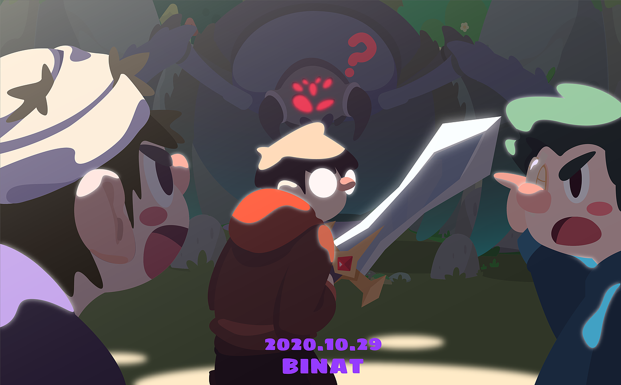 近期个人插画创作+IP人设场景整理