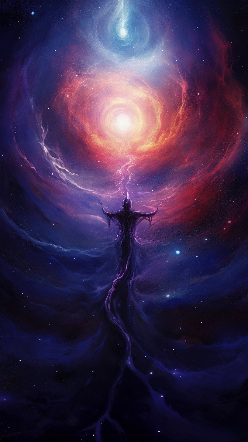 Ai绘画|星系之神