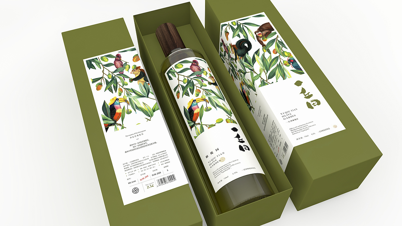 青墨设计：一丘田-橄榄油产品包装设计与整体策划（图ZMTA0NzMxNDQw） - 包装 - 站酷设计师宗介龙野设计原创素材 - 站酷ZCOOL