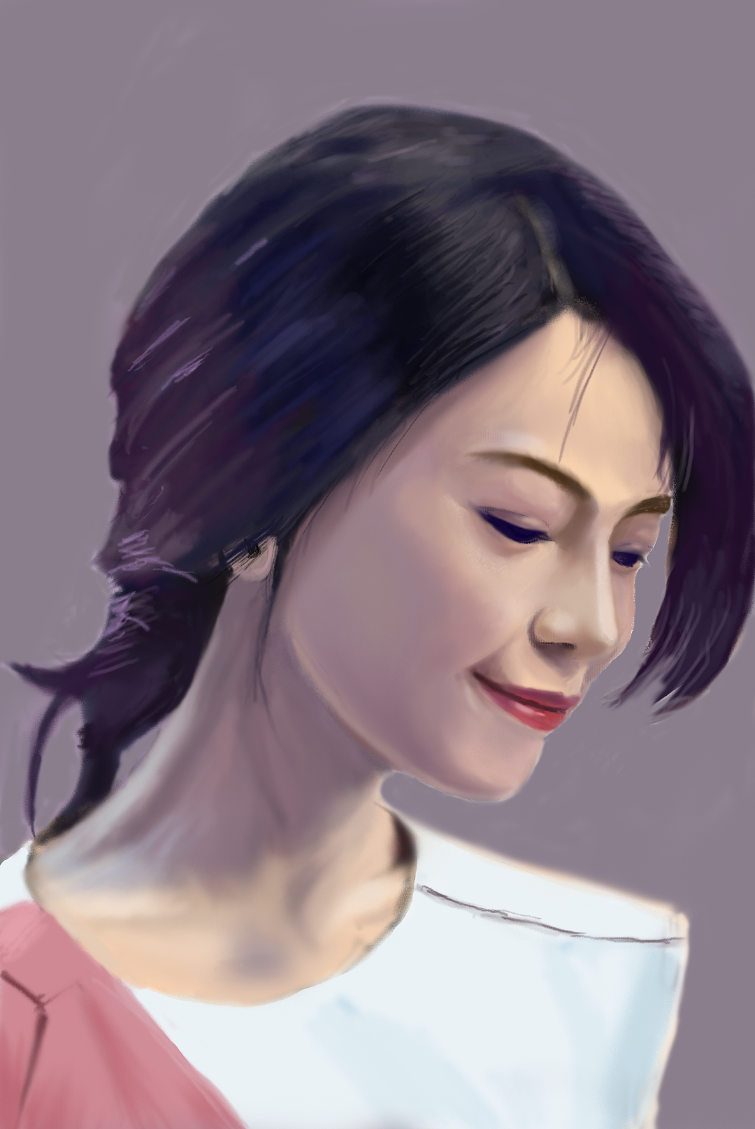 手绘板写实人物习作