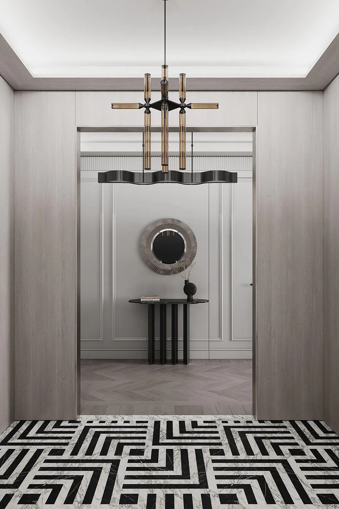 Quadro Room | 轻奢风现代法式公寓