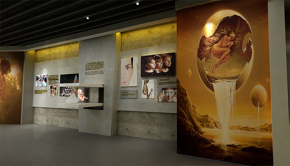 市卫校教育展厅（图ZNDE5MDk4ODQ=） - 展陈设计 - 站酷设计师以太文化设计原创素材 - 站酷ZCOOL