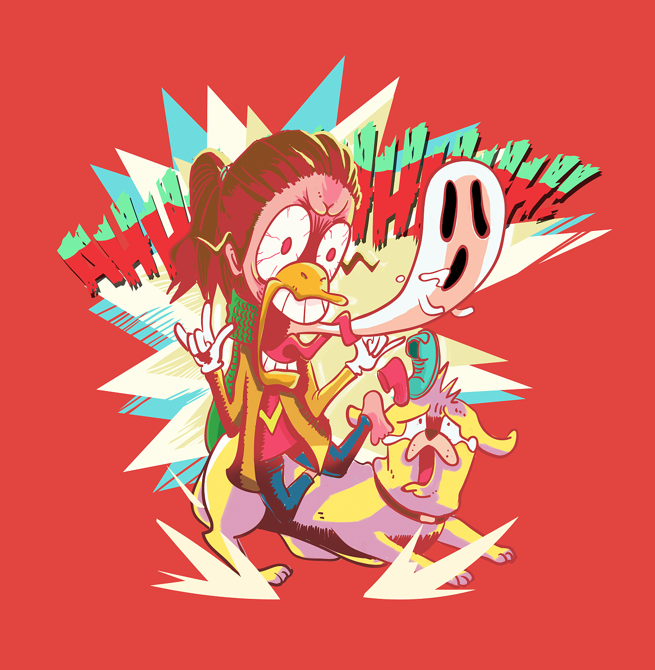 别人眼中的惊吓