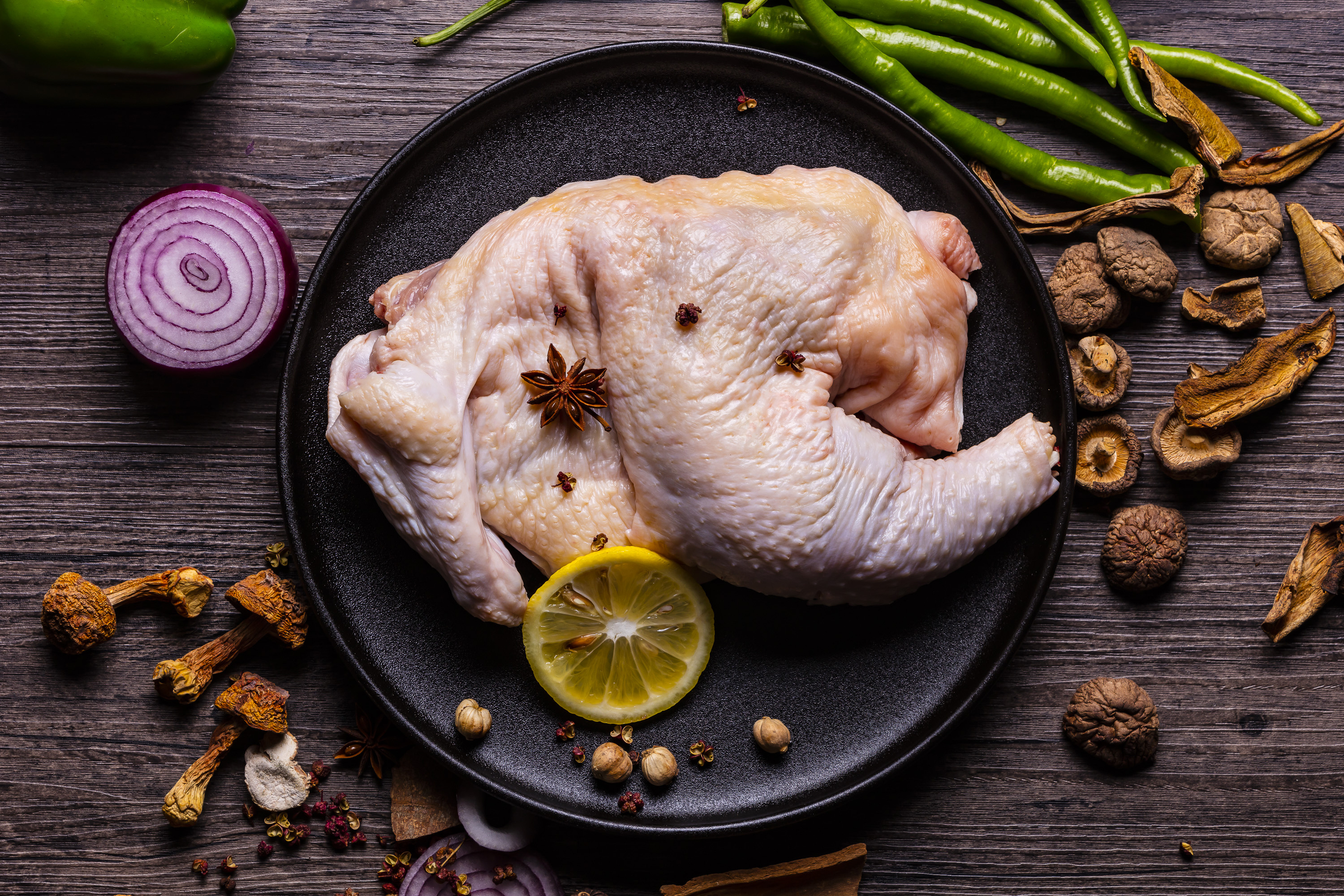 藏香鸡产品展示