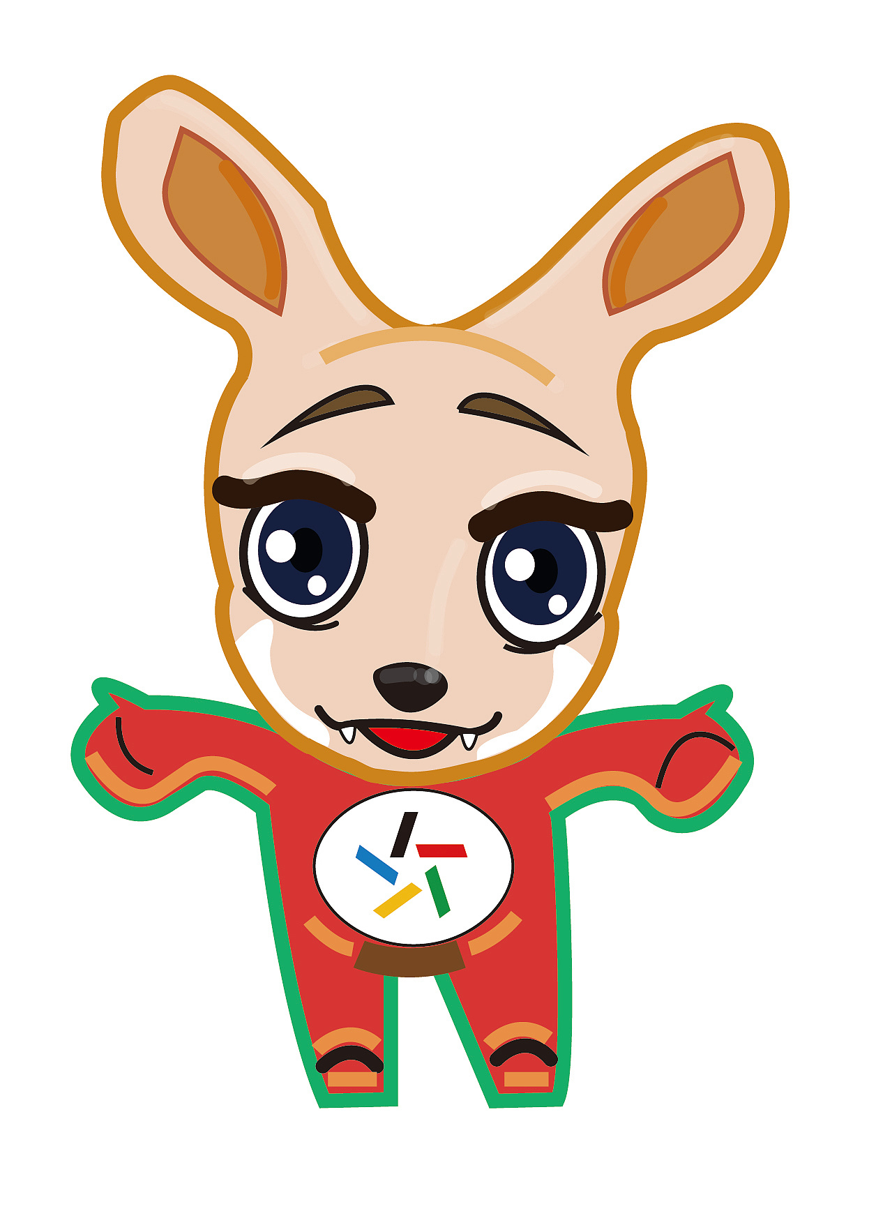 陕西# 体彩吉祥物设计—林林|平面|ip形象|z22955206 - 原创作品