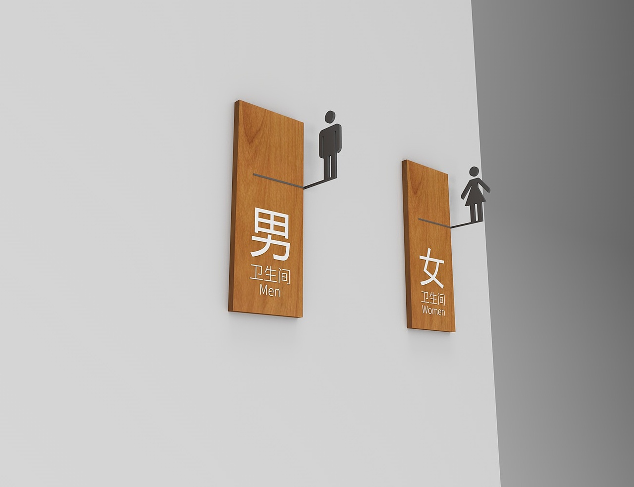 创意木板拼合科技公司导视系统设计方案（图ZMTI1MzcyMzk2） - 商业空间设计 - 站酷设计师蓝色的榴莲原创素材 - 站酷ZCOOL