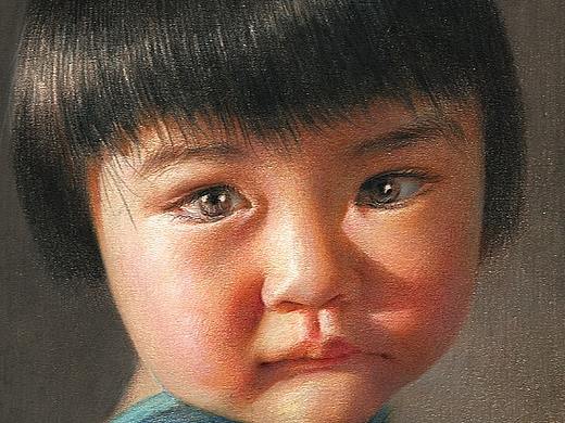 彩铅小孩