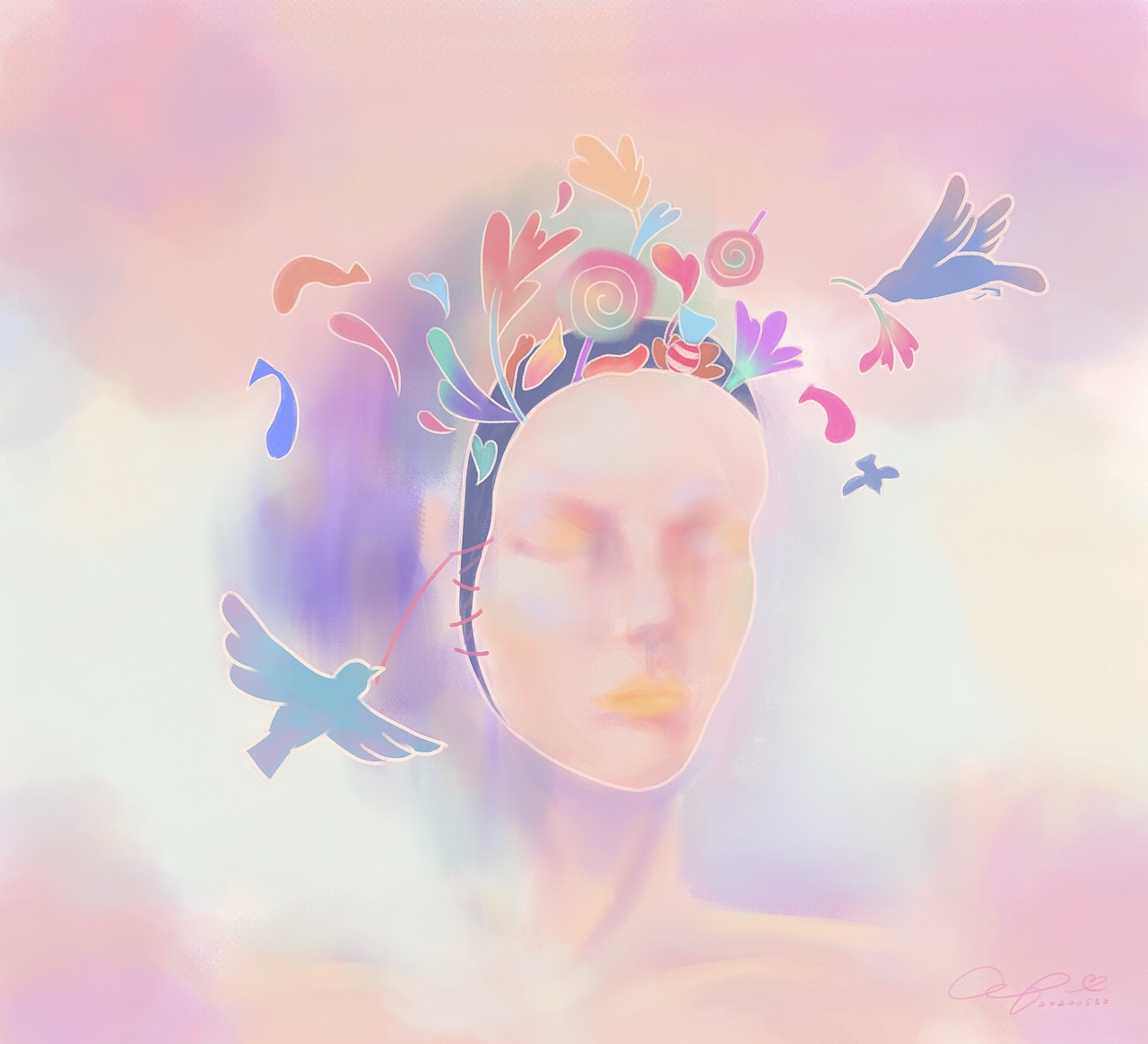 2020.05-06原创插画汇总（图ZMjEwODI1MDY4） - 创作习作 - 站酷设计师七分甜甜甜原创素材 - 站酷ZCOOL