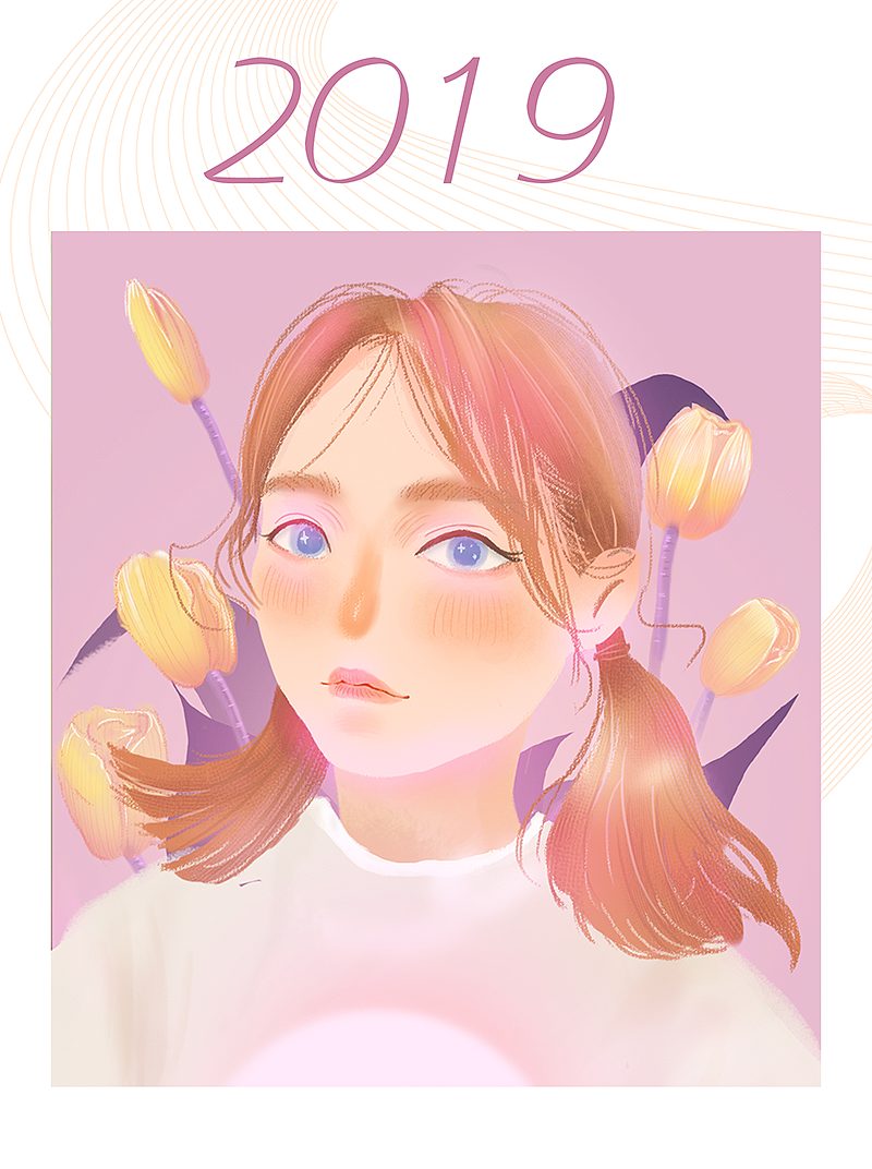 2019上半年的手绘（图ZMTYzMTY2NzA4） - 创作习作 - 站酷设计师小火柴dianna原创素材 - 站酷ZCOOL