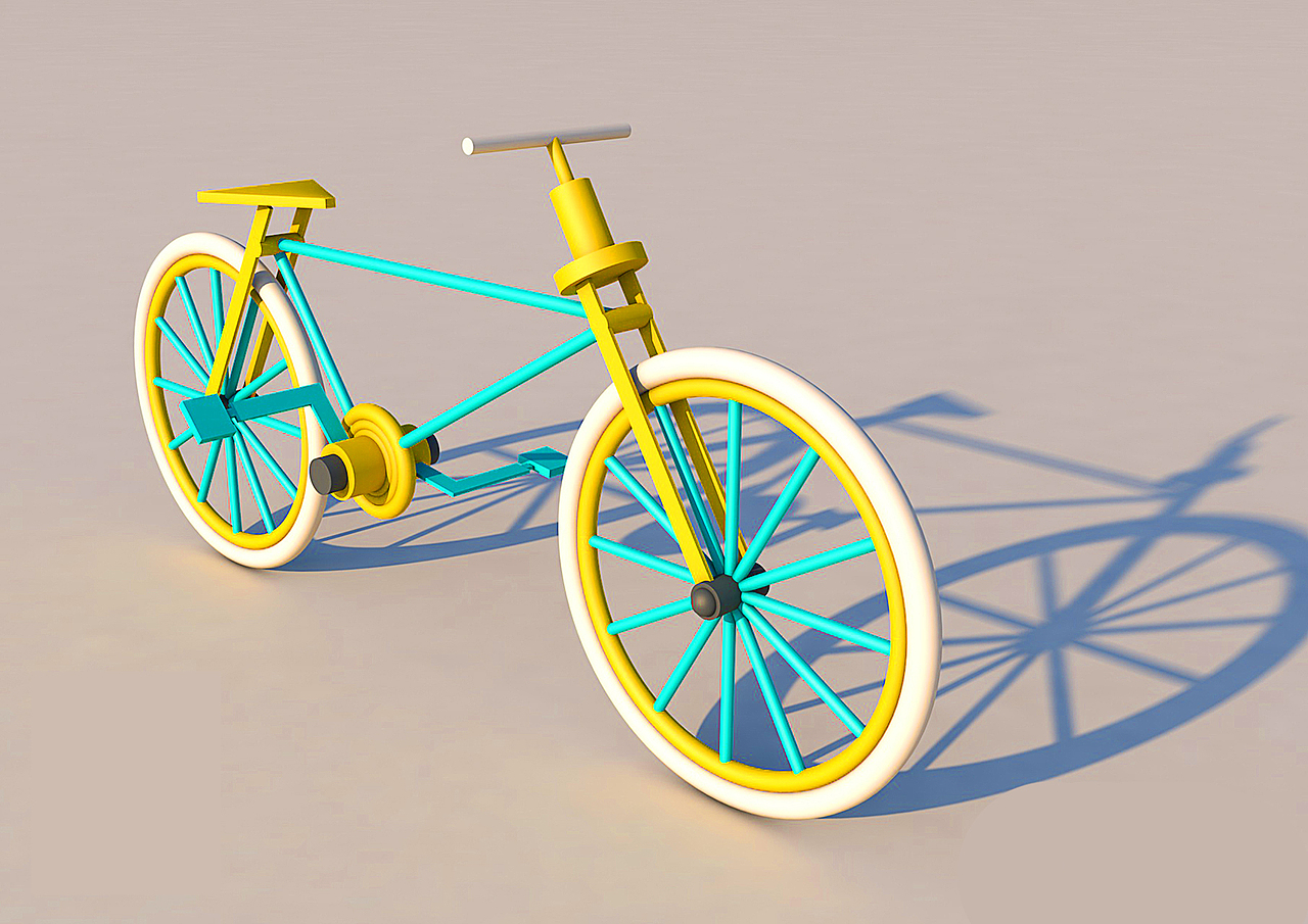 C4D自行車（圖ZMTM2MDMxMTc2） - 機(jī)械/交通 - 站酷設(shè)計(jì)師費(fèi)爾已不在原創(chuàng)素材 - 站酷ZCOOL