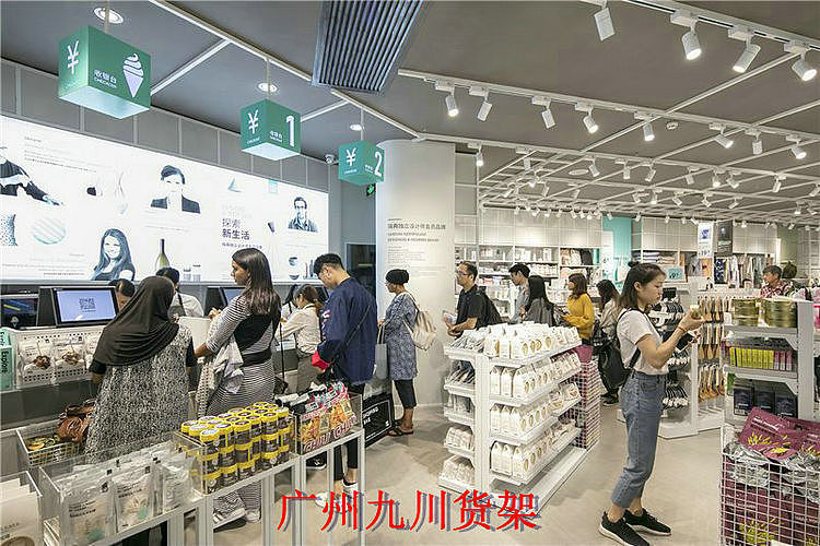 开饰品店伶俐货架的优点是什么名创烤漆货架