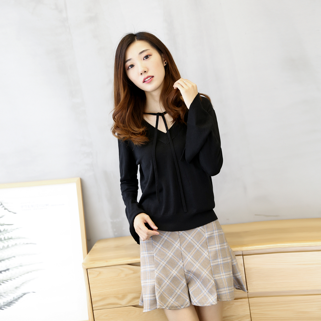 淘宝休闲女装模特拍摄