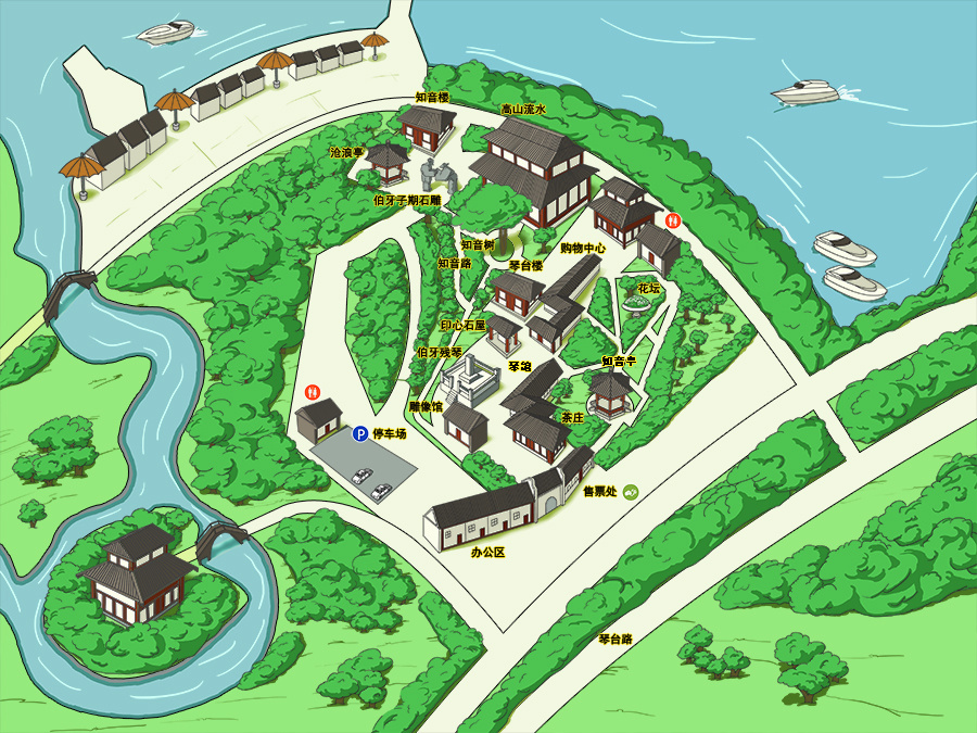 来一波手绘地图大合集