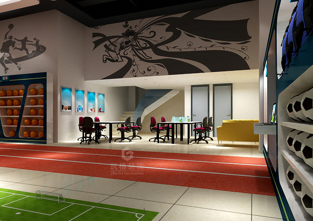 体育用品卖场案例丨成都店面设计丨商铺空间设计