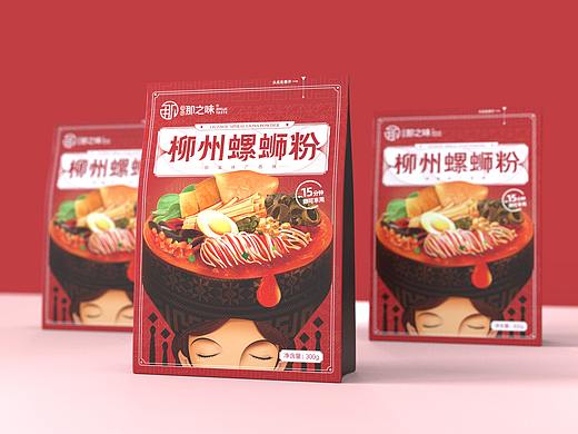 壮乡那之味柳州螺蛳粉品牌包装设计