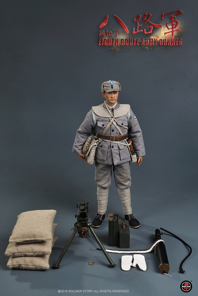 soldierstory新品：1/6 WWII - 八路军机鎗手（图ZMTExMDA0ODI0） - 手办/模玩 - 站酷设计师SoldierStory原创素材 - 站酷ZCOOL