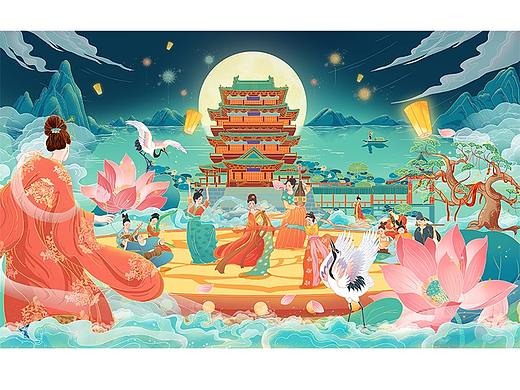 滕王阁/大唐舞乐---中秋节快乐