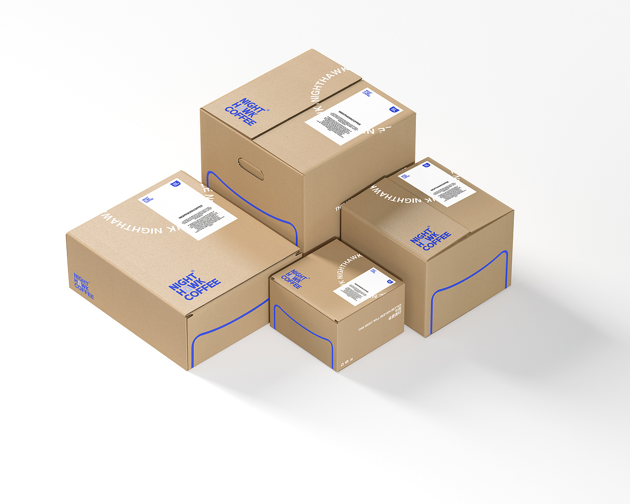「NIGHTHAWK」 咖啡品牌标志及包装设计（图ZMjg1NDM3NTY0） - 品牌 - 站酷设计师祁山xlx原创素材 - 站酷ZCOOL