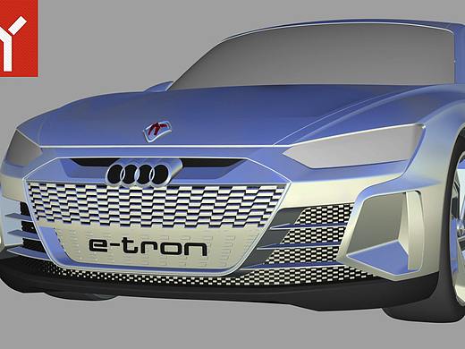 aliashydesign学员作品 audi GT alias数字模型（个人主页-ZMzc0MTAxNDQ=） - 工业用品/机械 - 站酷设计师saltwaterroom1原创素材 - 站酷ZCOOL