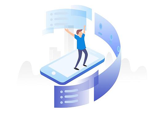 矿山扫码付启动页