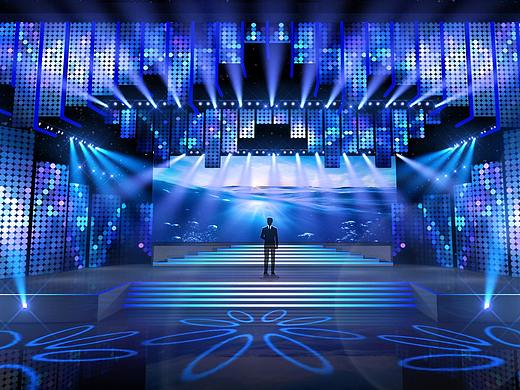 《扶贫晚会》舞美设计
