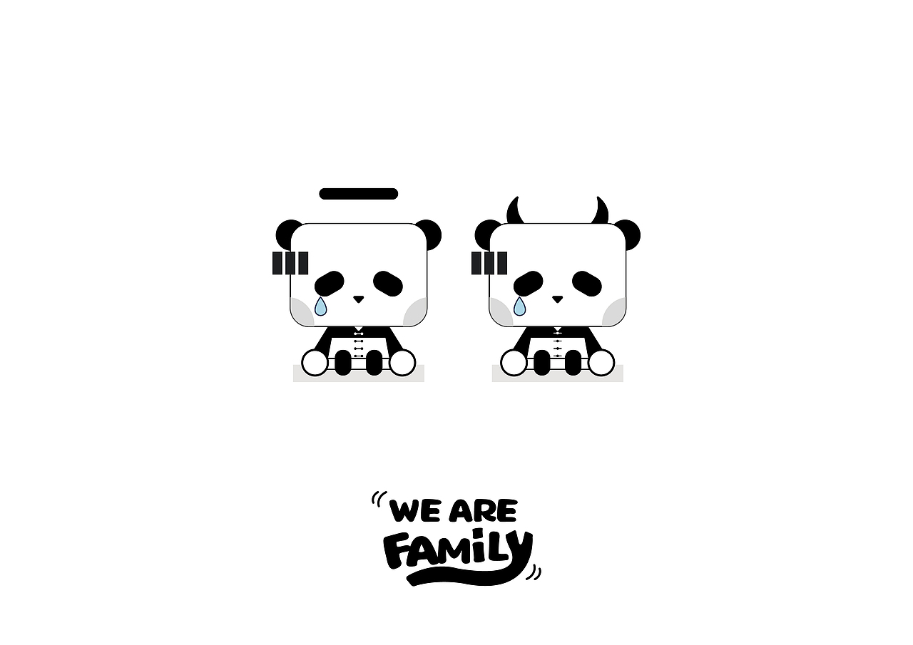 熊猫系列-family（图ZMTI5MzM5MTky） - 品牌 - 站酷设计师洛阳甲蚁互动原创素材 - 站酷ZCOOL