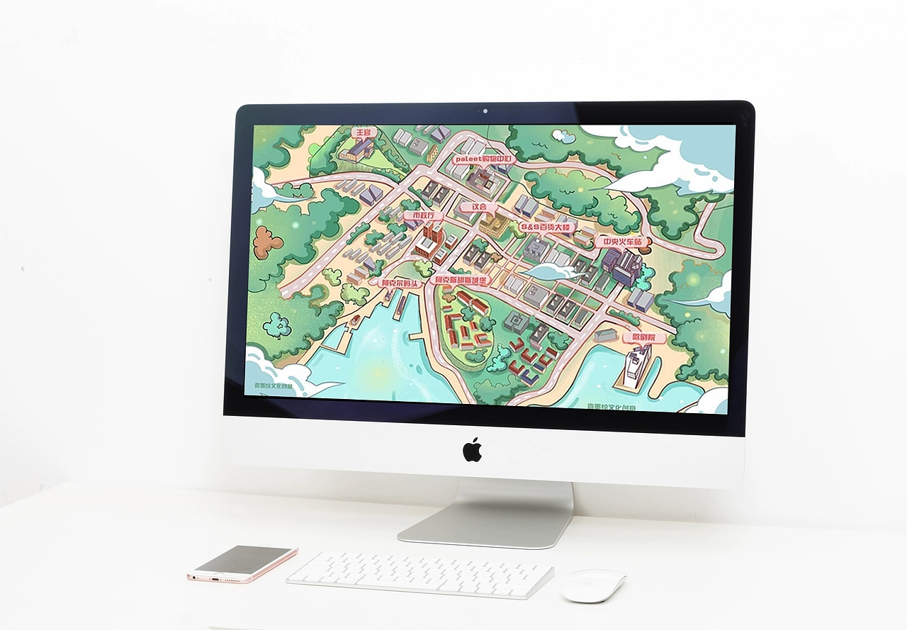 景区手绘地图合集🔥（图ZMjMwOTg2OTU2） - 艺术插画 - 站酷设计师画手绘的何哈哈原创素材 - 站酷ZCOOL