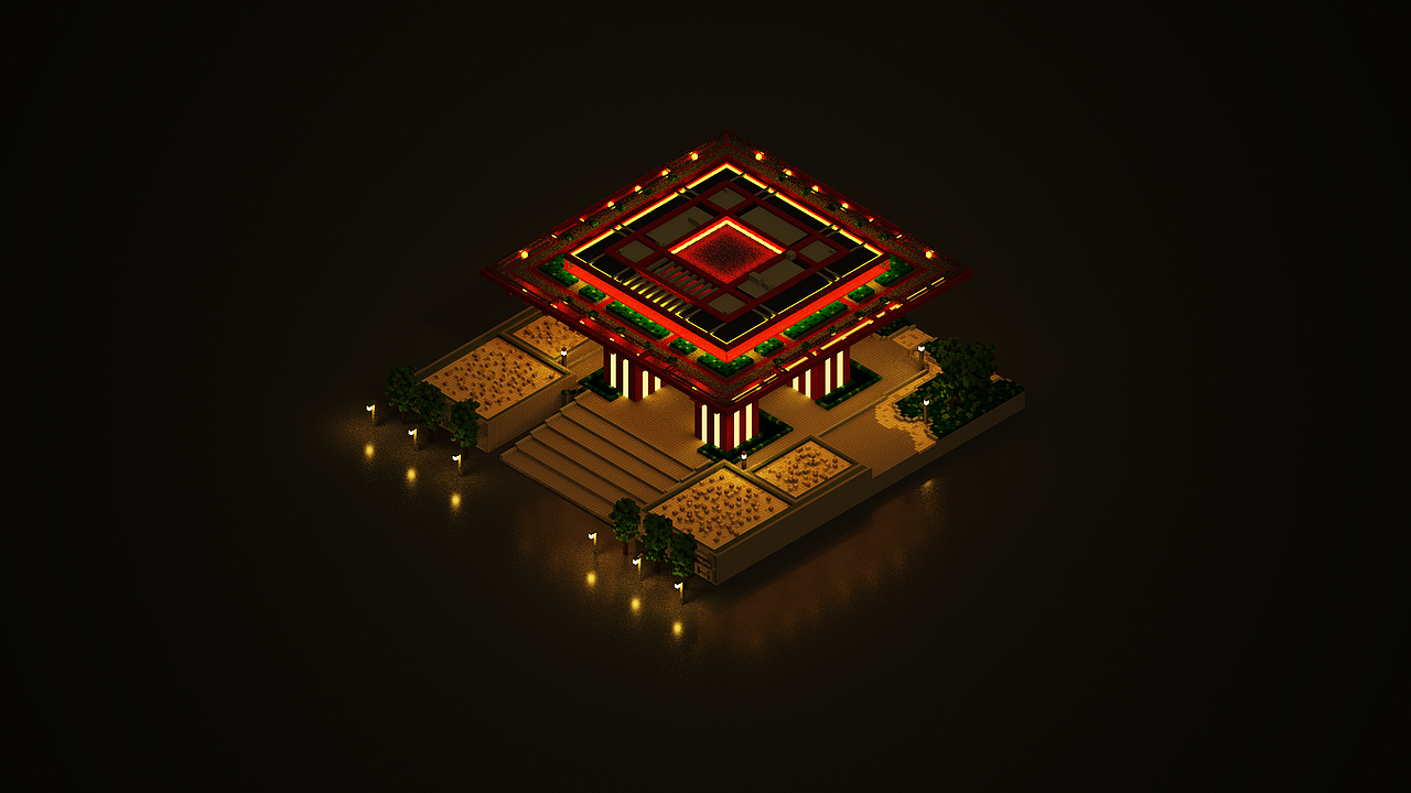 MagicaVoxel 体素中国馆（图ZMTE4ODQwNDI4） - 其他三维 - 站酷设计师图为设计原创素材 - 站酷ZCOOL