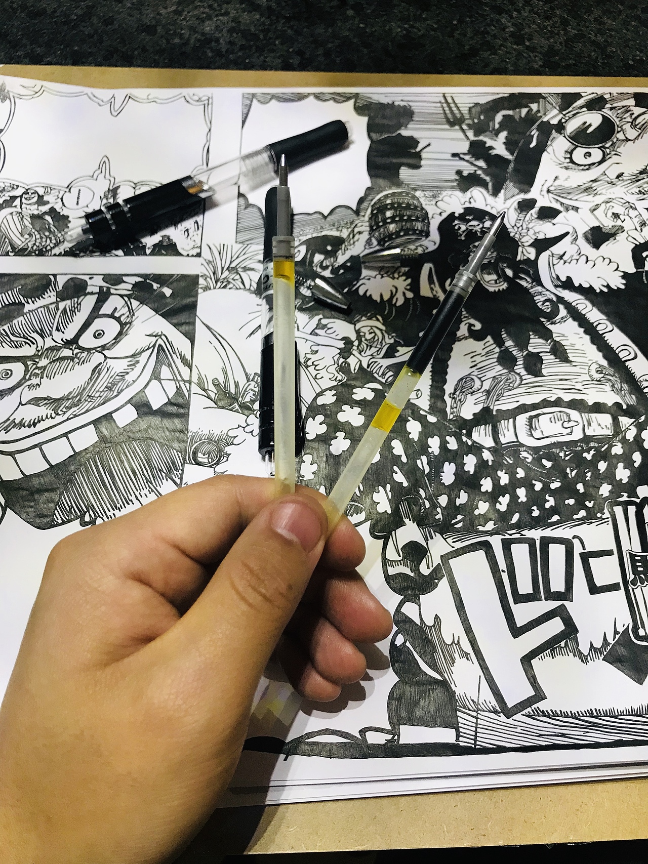 海贼王漫画临摹（图ZMTM5NzYwODky） - 动画片 - 站酷设计师迈克尔老金原创素材 - 站酷ZCOOL