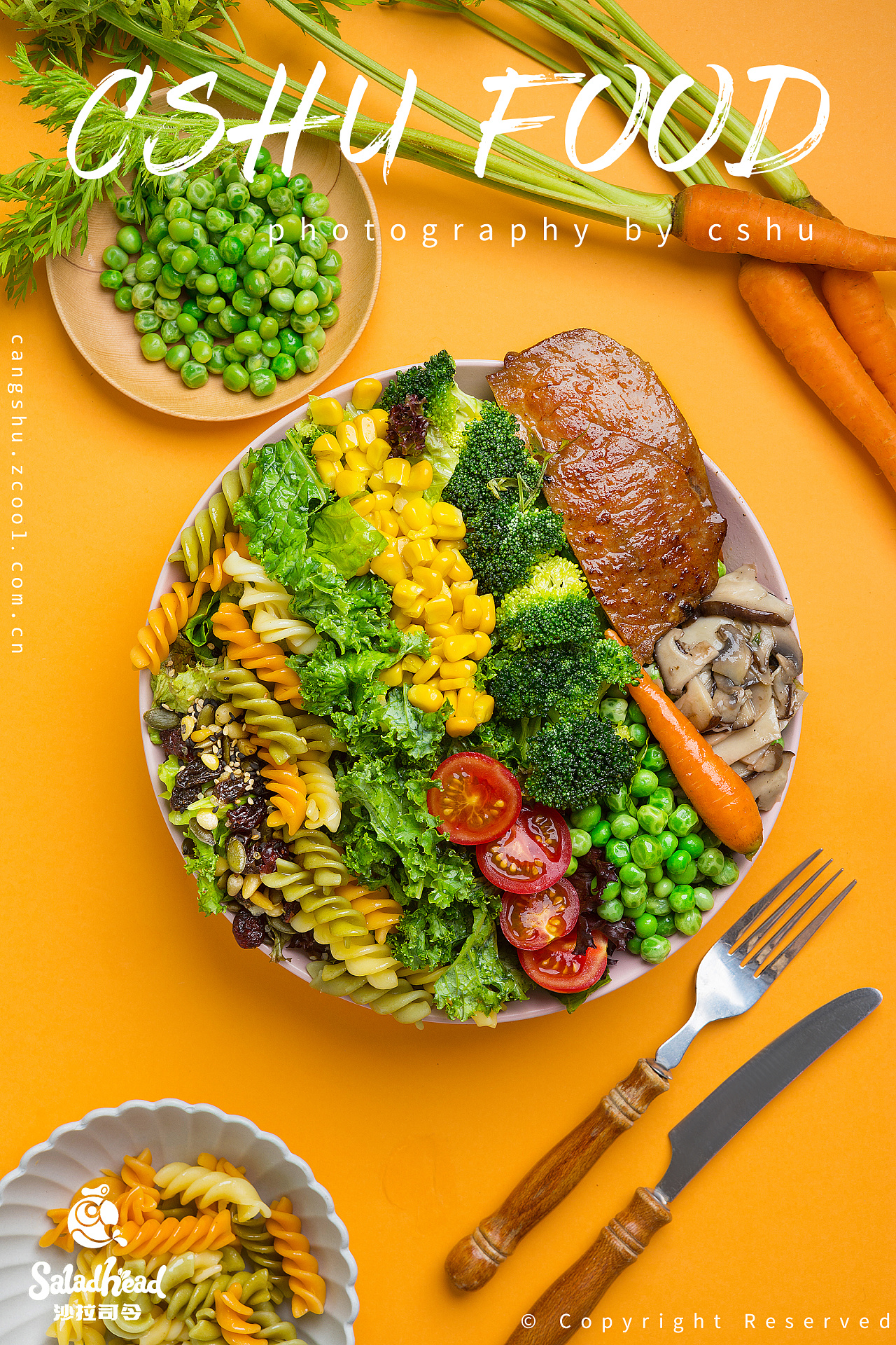 轻食沙拉|摄影|产品摄影|云镜cloud - 原创作品 - 站酷 (zcool)