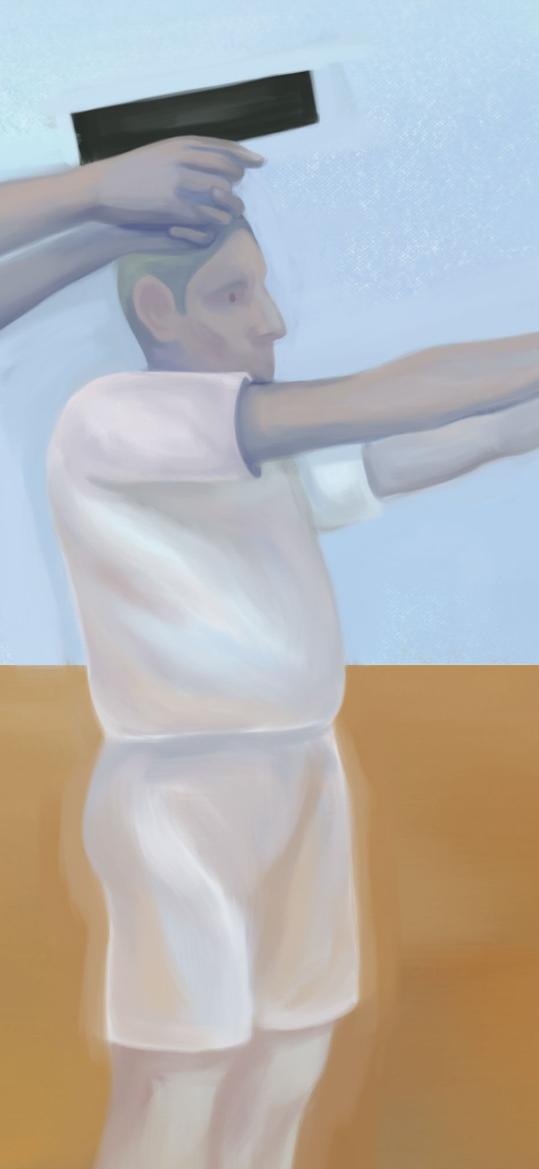 我手里握着一把枪