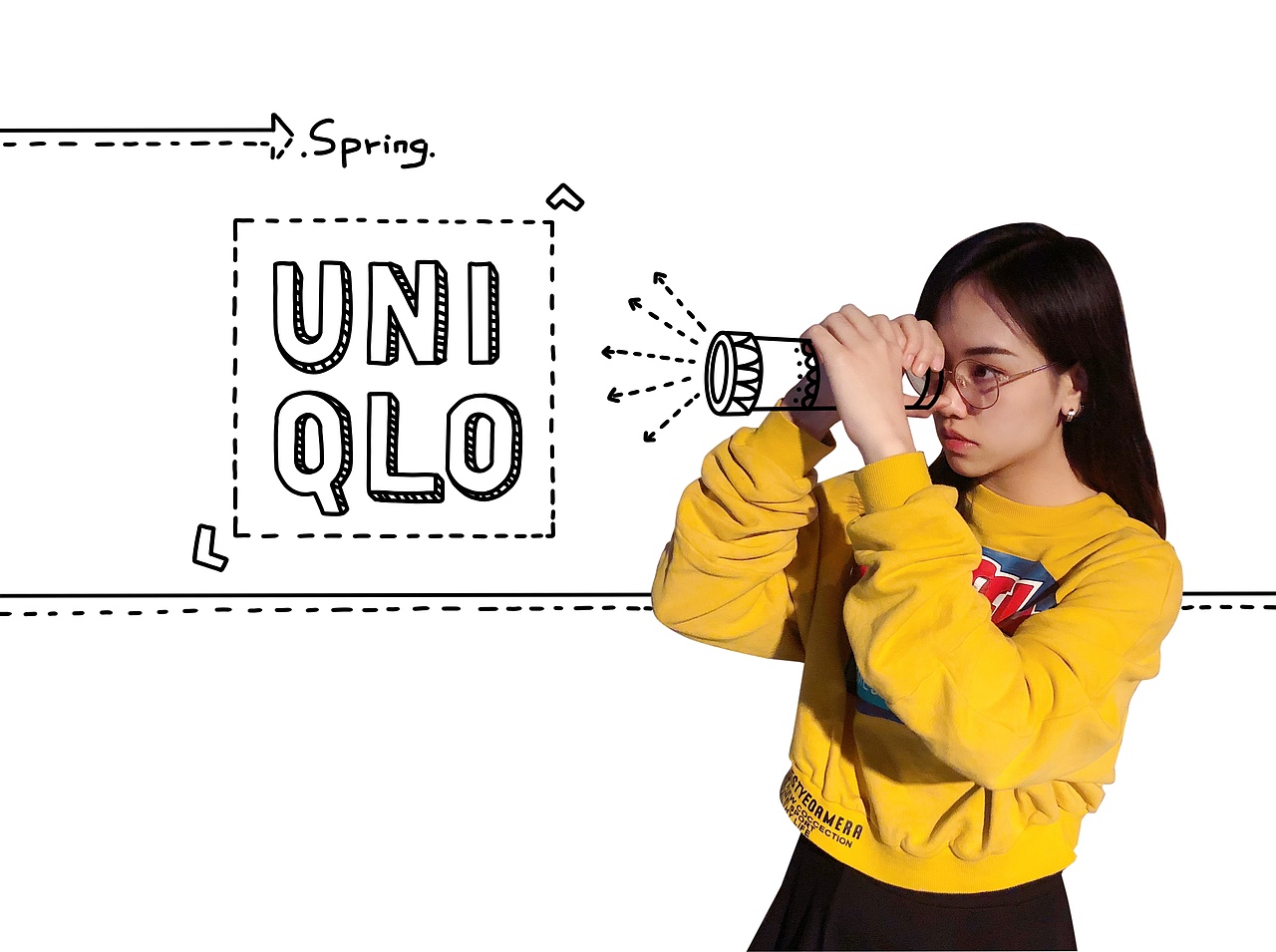 UNIQLO方案创想（图ZMjM1MzE4NTUy） - 商业插画 - 站酷设计师插画小Man原创素材 - 站酷ZCOOL