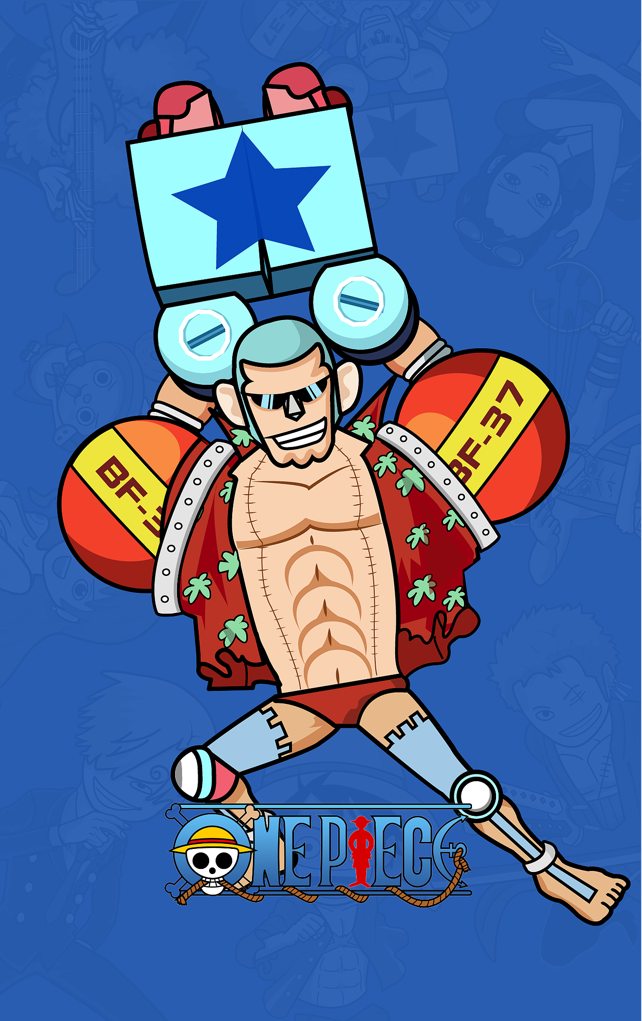 海贼王人物图（图ZMTc4OTU4ODc2） - 创作习作 - 站酷设计师海上大米原创素材 - 站酷ZCOOL