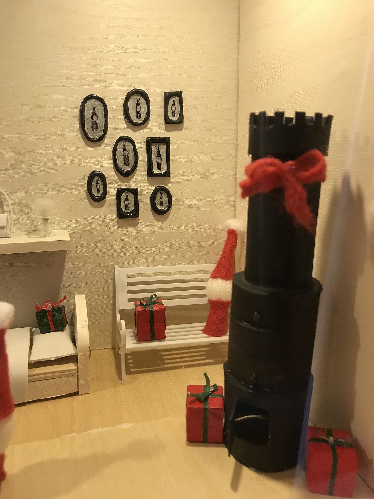 圣诞主题橱窗展示