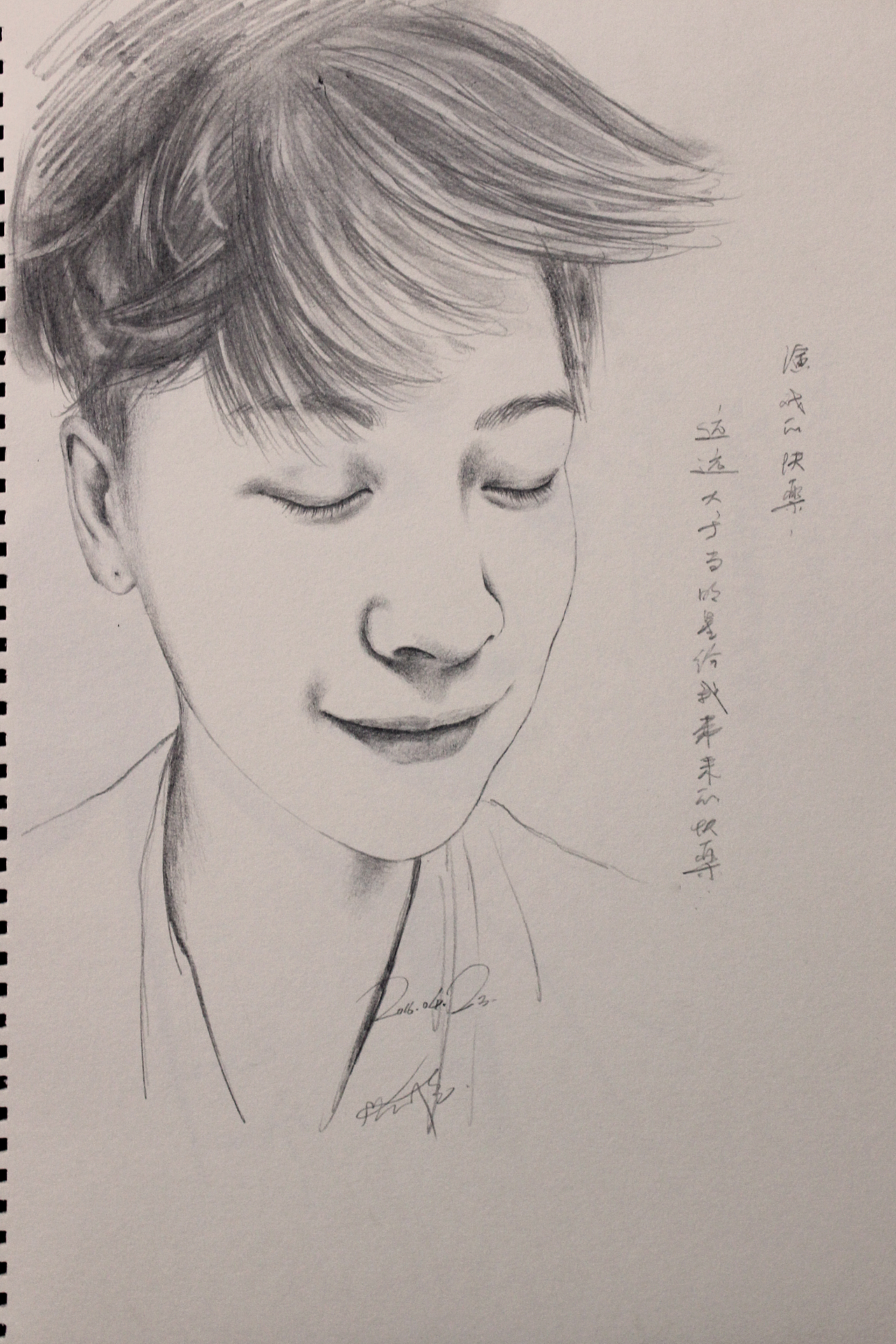 素描作品-明星①