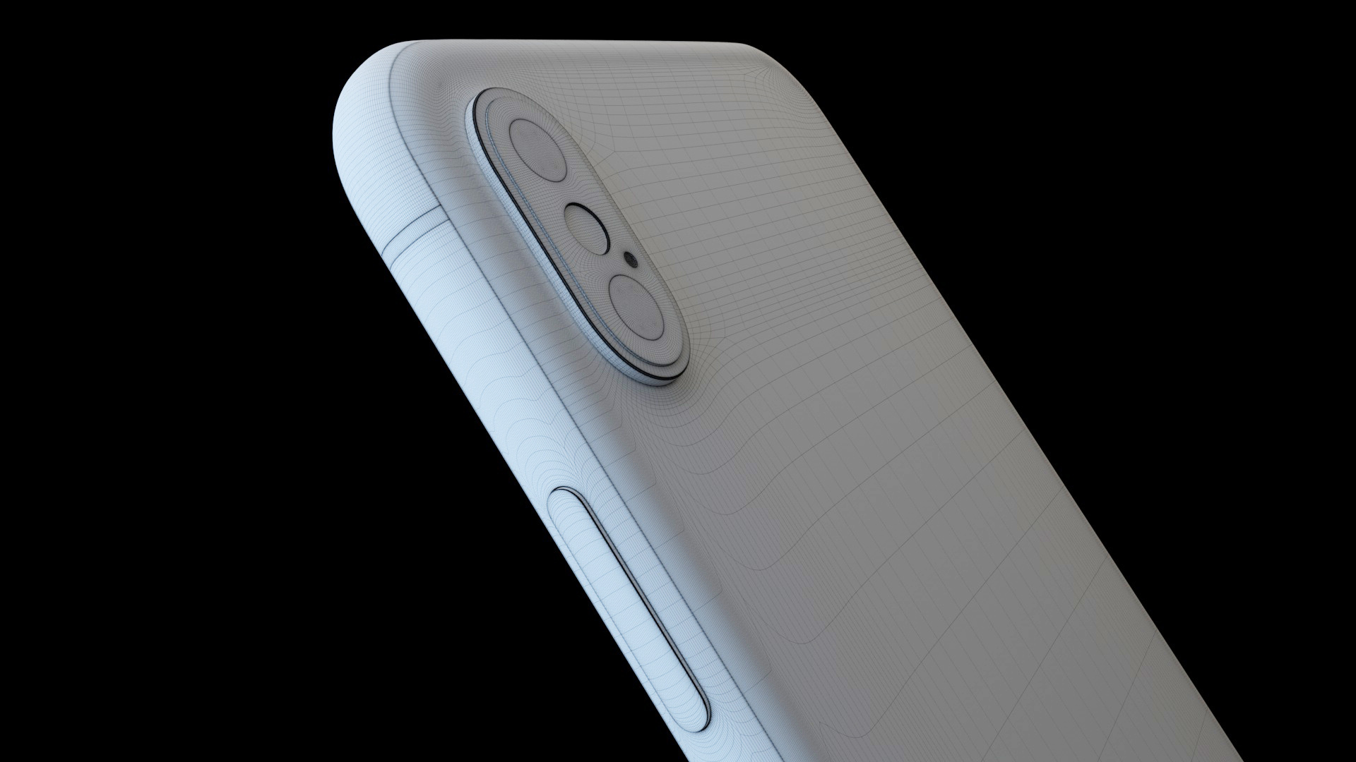 建模 渲染-iphone x